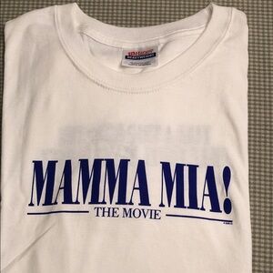Mamma Mia! The Movie 2008 Promo Tee XL Meryl Streep Pierce Brosnan Musical #1202